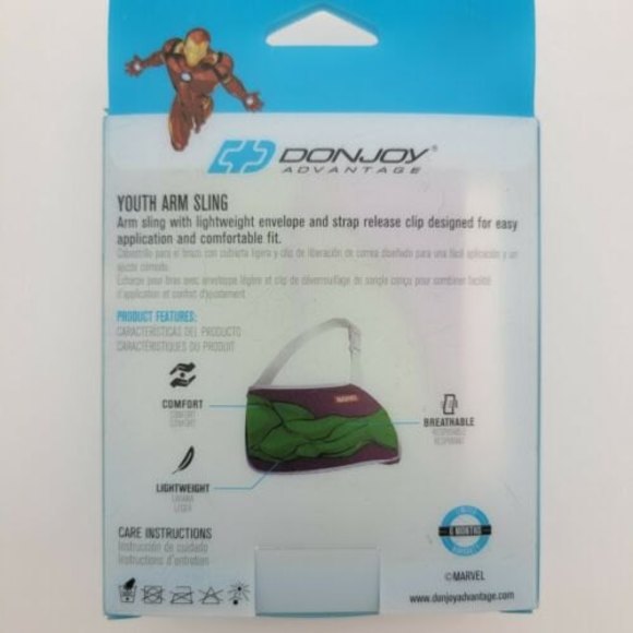 Marvel THE HULK Adjustable Arm Sling with Release Clip Shoulder Mild PEDIATRIC - Picture 3 of 3